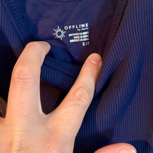 OFFLINE by Aerie Ribbed Cut Out Romper Dress Size S - Picture 6 of 10